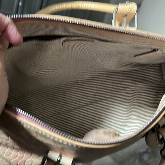 Dooney & Burke alligator print purse - Picture 4 of 9